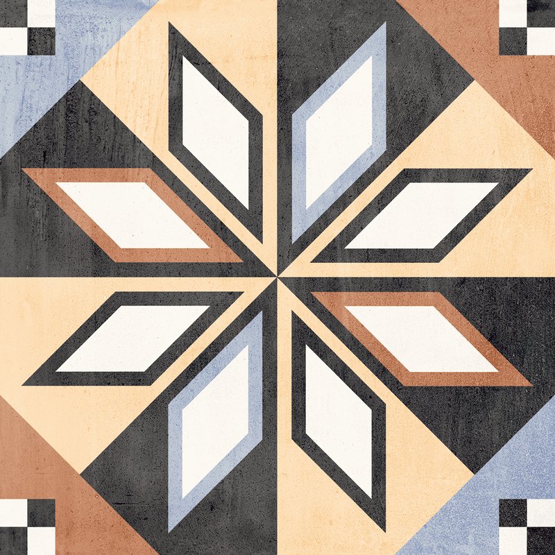 Sant Agostino Patchwork Black&White - Classic - Colors