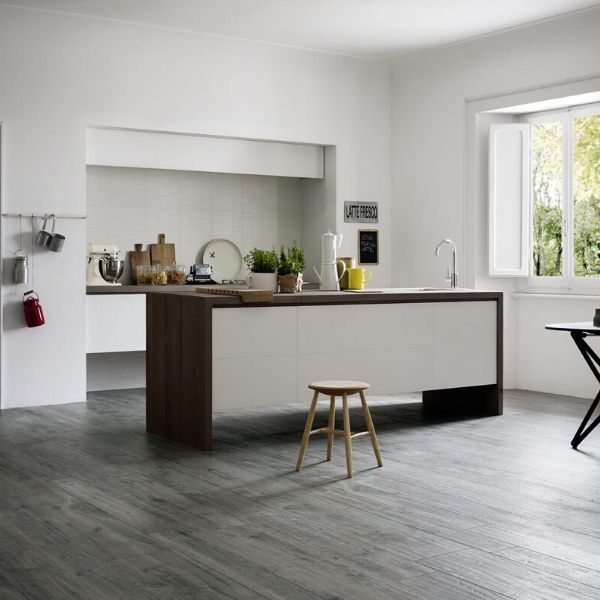 Marazzi Treverkhome Frassino houtlook tegelvloer keuken