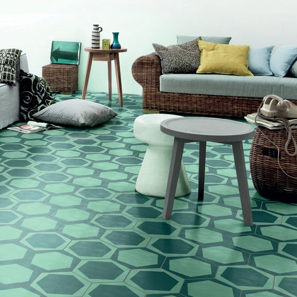 Bisazza vloertegels hexagon