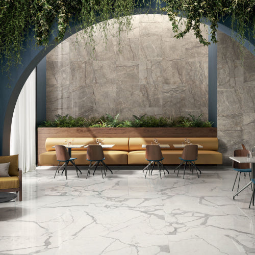 Caesar Marble Inspiration Amazing Silver - Majestic White