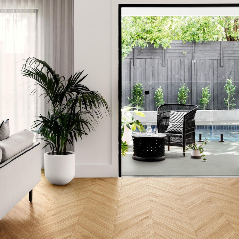 Marazzi Oltre Caramel Chevron 11x54