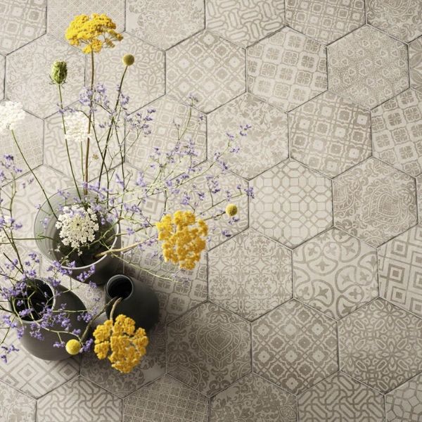Marazzi Powder hexagon decor tegels
