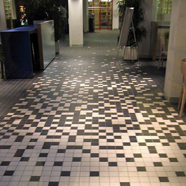 Winckelmans 10x10cm zwart NOI effen/uni/mat los geleverd